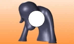 彫刻家の巨大オブジェ