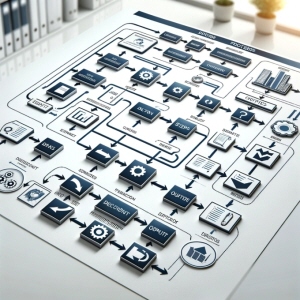 ビジネスプロセスを示す図式