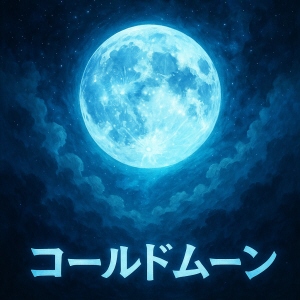 青みがかった光や青白い光を発している月