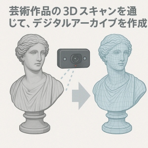 芸術作品の3デジタルアーカイブ