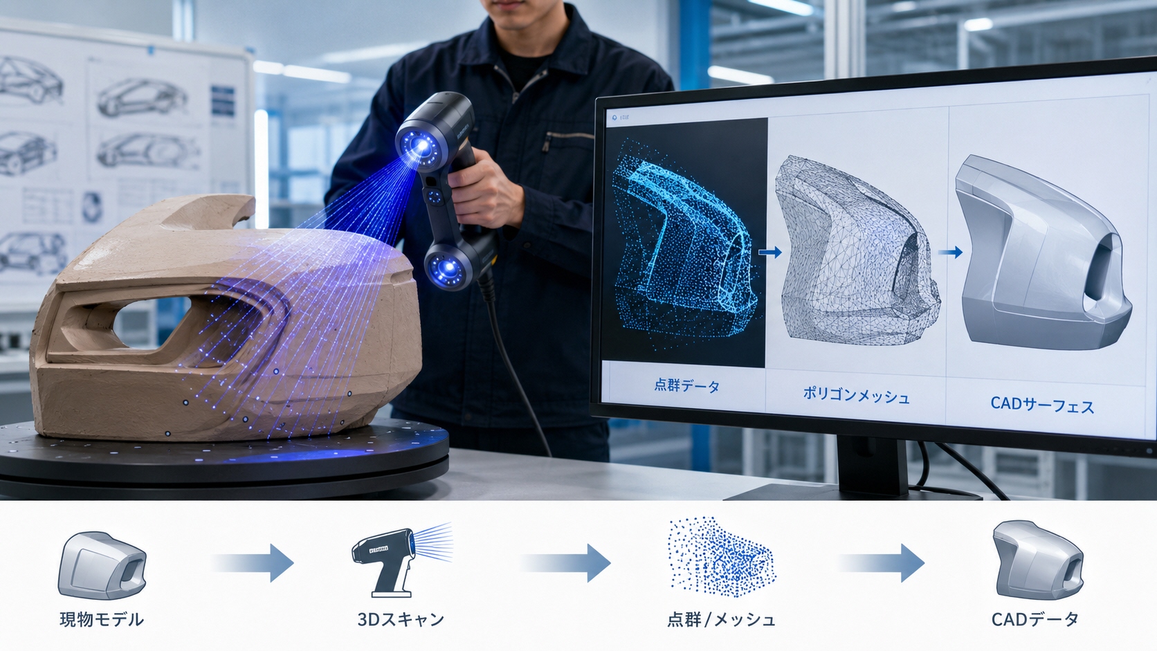 工業デザインモデルのデータ化
