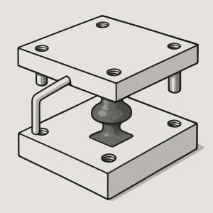 簡易ゴム成形金型