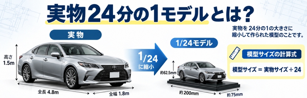 実物24分の1モデルについて