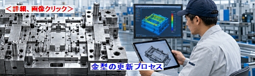 金型の更新プロセス