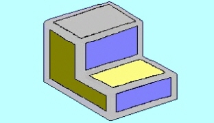 角部分をでフィレット作成,フレット修正可能