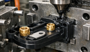 属インサートの成形プロセス