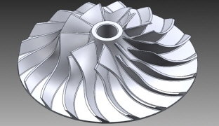 遠心インペラ羽根車