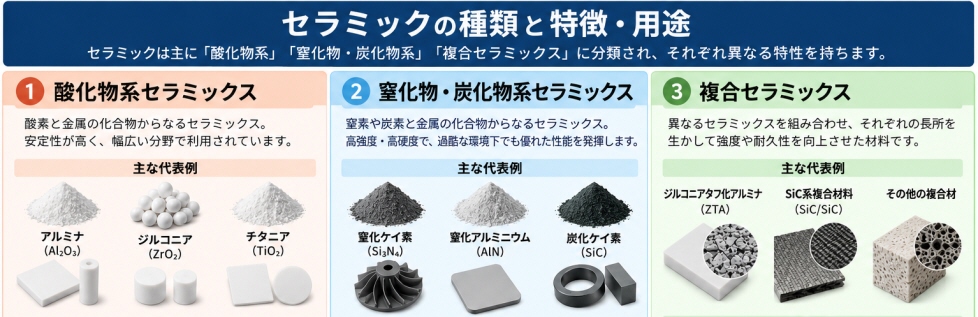 セラミックの種類