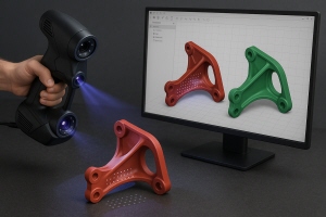 3dスキャニング自動車部品の設計変更