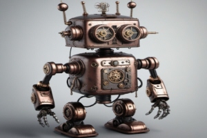 古いロボット