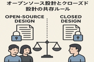 オープンソース設計とクローズド設計の共存ルール