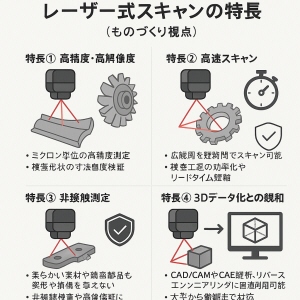レーザー式スキャンの特長