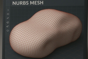 NURBSメッシュはメモリ消費が多くなる
