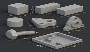 3D CAD,立体的モデル