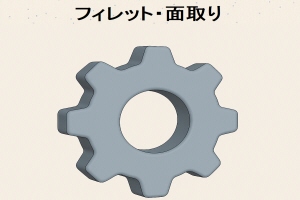 フィレット面取り