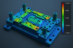 修正したプレス金型の３Dスキャン