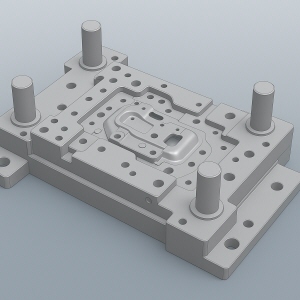 修正したプレス金型の３DスキャンCADデータ