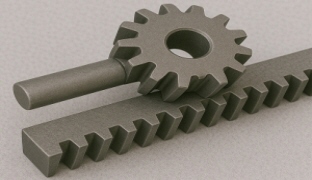 ﾗｯｸｱﾝﾄﾞﾋﾟﾆｵﾝ,小型円形歯車