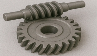 ｳｫｰﾑｷﾞｱ,回転を直線運動変換