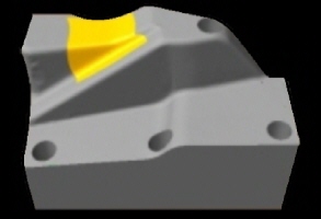 修正した金型データ