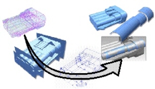 スキャンデータからモデリング