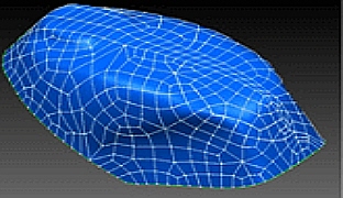 点群・メッシュままの面,