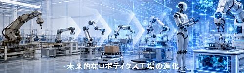 未来的なロボティクス工場の進化