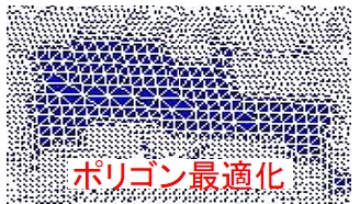ポリゴンメッシュ最適化