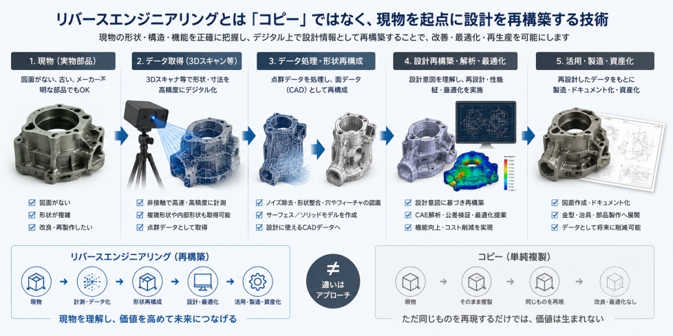 リバースエンジニアリングは「コピー」ではない