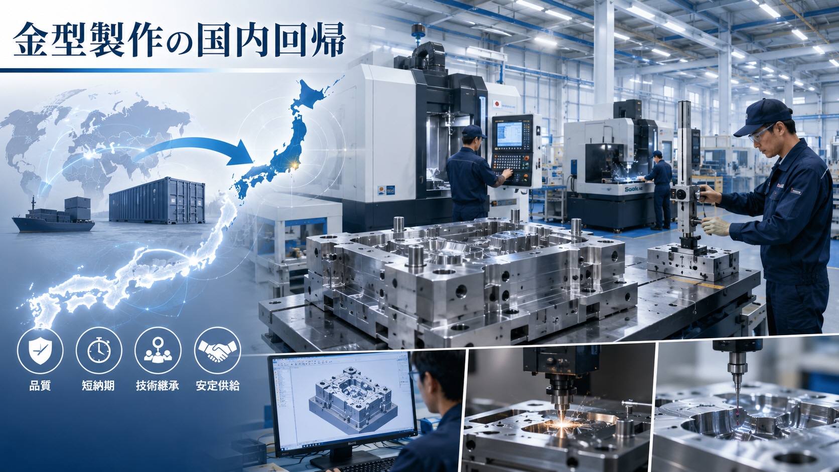 金型製作の国内回帰