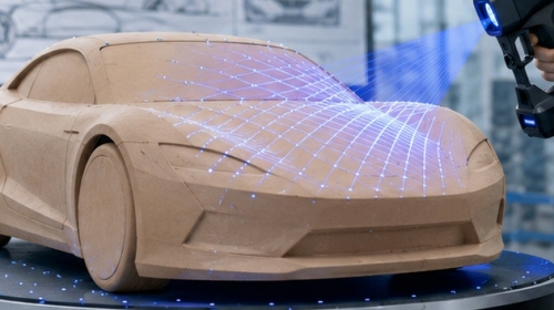 クレイモデル現物の3ｄスキャン