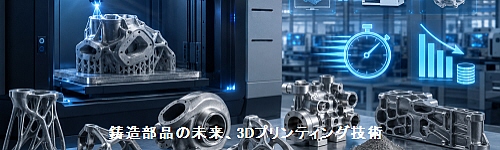 鋳造部品の未来、3Dプリンティング技術