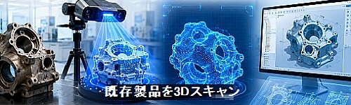 既存製品を3Dスキャン