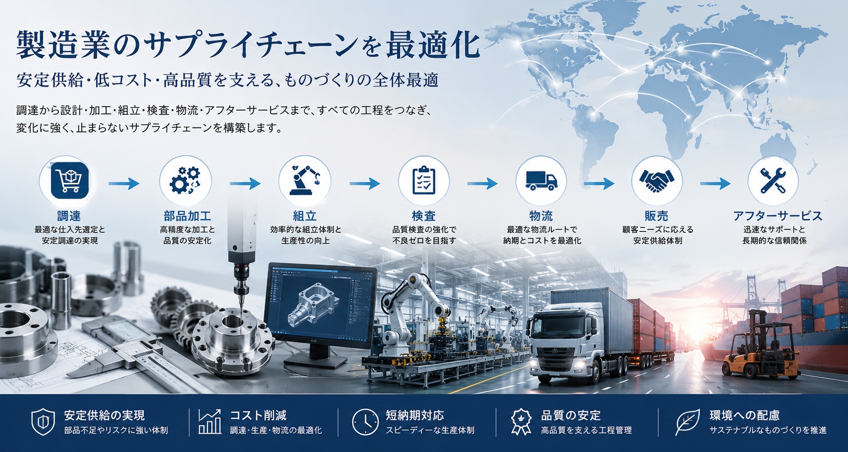 製造業のサプライチェーン