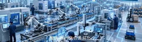 製造プロセスの差別化