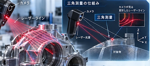 工業用ハンディ式レーザースキャン